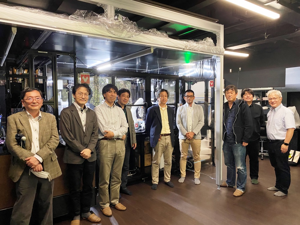 CORE²Aラボ共同研究課題「トランススケールスコープAMATERASを利用したマルチネットワーク型全細胞解析研究」キックオフミーティング